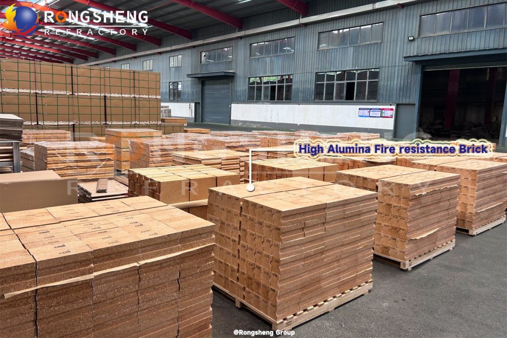 High alumina fire bricks